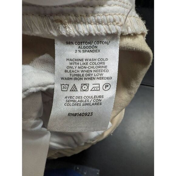 Loft Outlet Chino Shorts Original Beige 100% Cotton Women's Size 8 - Picture 6 of 6